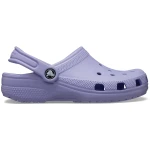 شبشب كروكس كلاسيك للأطفال باللون البنفسجي مقاس 29 30 خفيف الوزن ومريح ومقاوم للماء أحذية أطفال متينة مع أشرطة كعب دوارة لملاءمة آمنة وتخصيص بزخارف Jibbitz - كروكس