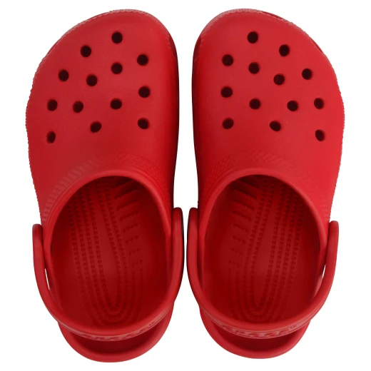 شبشب كروكس كلاسيك للأطفال أحمر مريح خفيف الوزن مقاس 28 29 - كروكس - Image 4