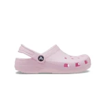 Crocs Kids Classic Clog Pink Comfortable Lightweight Shoes for Children Sizes 28 29 Breathable Ventilation Holes Accommodate Jibbitz Charms Easy On Easy Off Original Design - Crocs