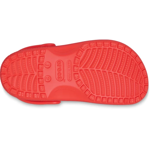 Crocs Kids' Classic Clog RED Lightweight Comfortable Slip On Shoes Sizes 34 35 Easy On Easy Off Durable Croslite Material for Children Customizable with Jibbitz Charms - Crocs - Image 6