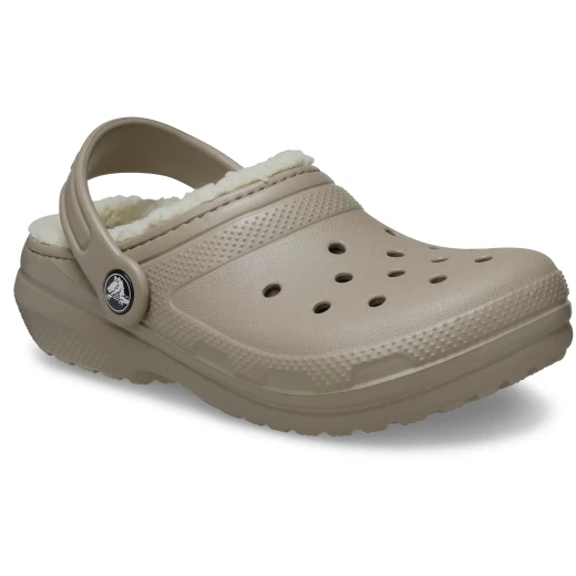 شبشب كروكس كلاسيكي مبطن للأطفال الصغار بني 32 33 أحذية مريحة سهلة الارتداء - كروكس - Image 5