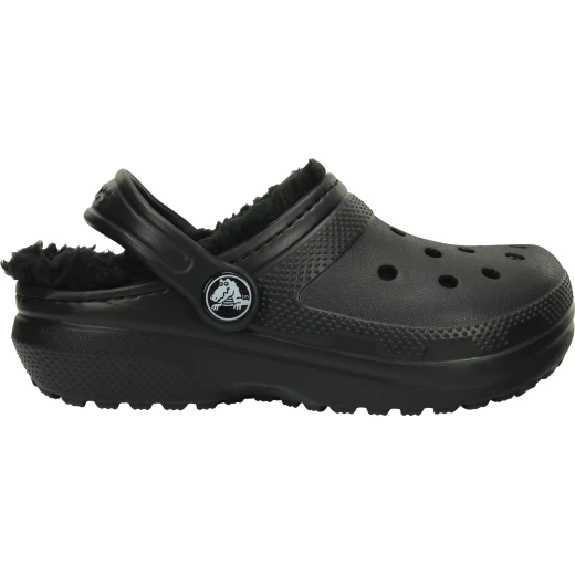 Crocs Kids Classic Lined Clog Black Warm Fuzzy Winter Slippers 36 37 Croslite Foam Lightweight Comfortable Easy On Outdoor Footwear with Pivoting Heel Strap for Secure Fit - Crocs - Image 10