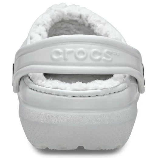 Crocs Kids Classic Lined Clog White Winter Comfort 30 31 Indoor Outdoor Slippers Warm Fuzzy Lining Comfortable All Day Wear - Crocs - Image 4