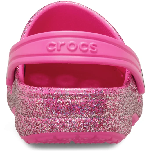 Crocs Toddlers' Baya Glitter Clogs Purple 23 24 Lightweight and Comfortable Clogs with Advanced Ventilation Featuring the Crocs Logo for Breathability Perfect for Little Ones - Crocs - Image 5