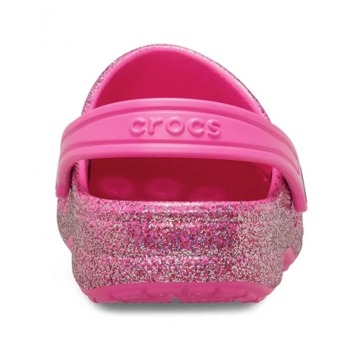 Crocs Kids Baya Glitter Clog Comfortable Breathable Pink Size 33-34 - Crocs - Image 5
