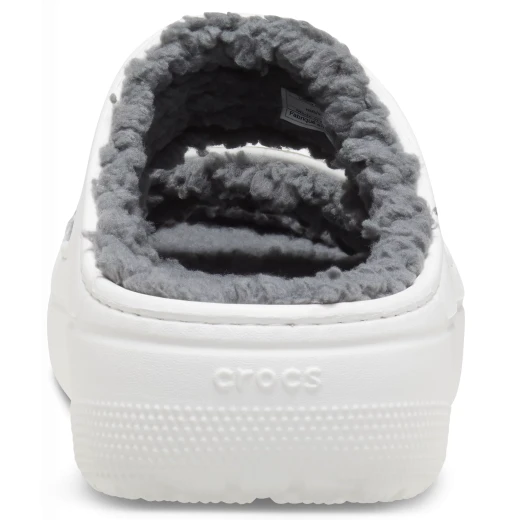 Classic Cozzzy Unisex Sandals White Fuzzy Lined Comfort 34 35 Enhanced Foot Security Jibbitz Compatible - Crocs - Image 21