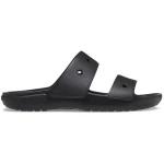 Crocs Kids Classic Sandal Black Summer Footwear Comfortable Straps Sizes 30 31 Featuring Jibbitz Charms Compatibility Original Croslite Foam Cushion Support - Crocs