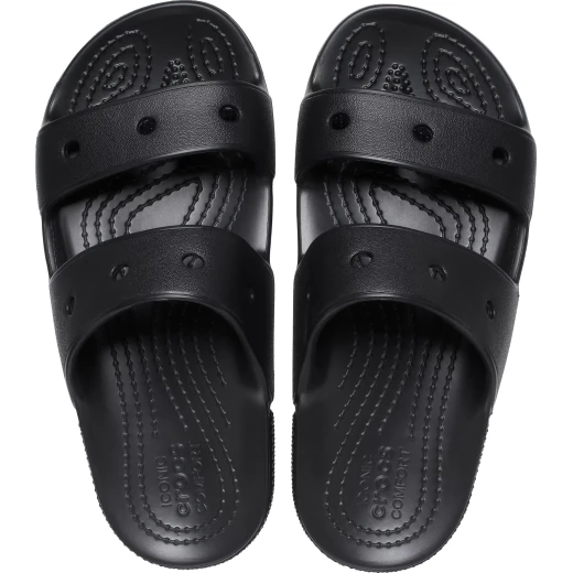 Crocs Kids Classic Sandal Black Summer Footwear Comfortable Straps Sizes 30 31 Featuring Jibbitz Charms Compatibility Original Croslite Foam Cushion Support - Crocs - Image 7