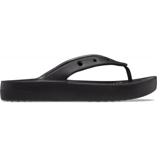 Crocs Women's Classic Platform Flip Sandals Black Size 34 35 Elevated Comfort with Textured Heel Jibbitz Compatible Lightweight Women's Footwear - Crocs - Image 10