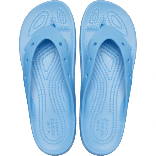 صنادل كروكس كلاسيك بلاتفورم فليب أزرق للجنسين مقاس 38 39 بنعل مرتفع بنسيج محكم وفتحات لتعليقات الجيبيتز™ نعال مريح من فوم كلاسيك كروسلايت™ للأحذية - كروكس - Image 3