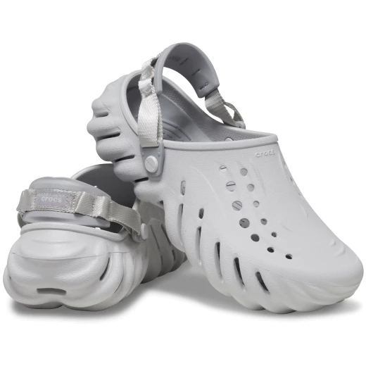 Crocs Unisex Echo Clog Lightweight Grey Comfort Slip On Shoes 43 44 - Crocs - Image 4