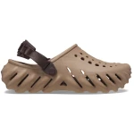 Crocs Unisex Echo Clog Brown Comfortable Lightweight Slip On Shoes Featuring Bold Sculpting and Sport Inspiration with Croslite Construction and LiteRide Footbed Sizes 41 42 - Crocs