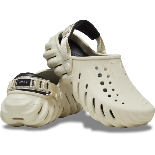 شبشب كروكس إيكو للجنسين باللون البيج: حذاء مريح وأنيق بمقاس 42-43. يتميز ببنية Croslite™ و نعل داخلي LiteRide. - كروكس - Image 8