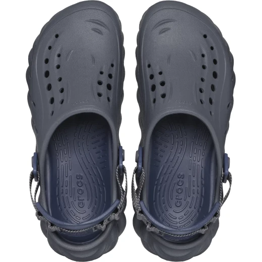 Crocs Unisex Echo Clog in Blue: Comfortable Slip On Shoes for Streetwear Inspired Looks, Featuring Croslite Construction and LiteRide Footbed, Available in Sizes 41 42 - Crocs - Image 3
