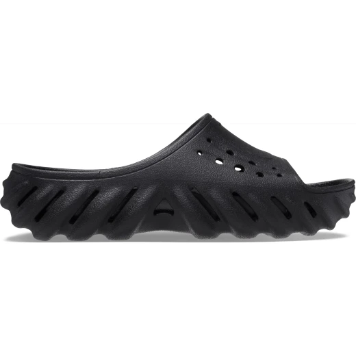 حذاء سلايد للجنسين إيكو من كروكس باللون الأسود: تصميم رياضي ومريح، مصنوع من مادة كروسلايت مع نعل داخلي لايت رايد، متوفر بمقاس 42-43 - عام - Image 2