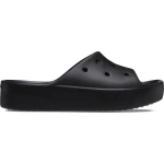 صنادل سلايد كلاسيكية للنساء من Crocs باللون الأسود. تتميز براحة عالية وأسلوب بسيط وقابلية ارتداء متعددة الاستخدامات مع توافق Jibbitz. المقاسات 34-35. - كروكس