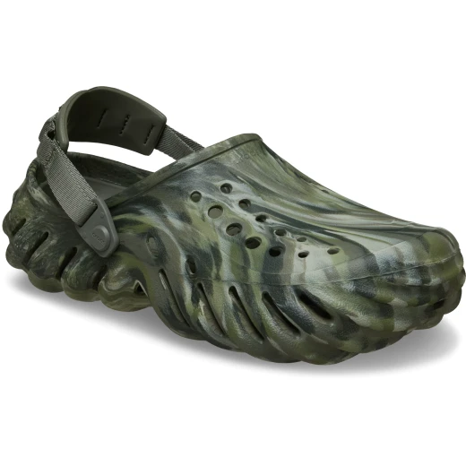 Crocs Unisex Echo Marbled Clog Green Streetwear Comfortable Design Lightweight Durable 41 42 Featuring Croslite Construction and LiteRide Footbed Perfect for Everyday Wear - Crocs - Image 3