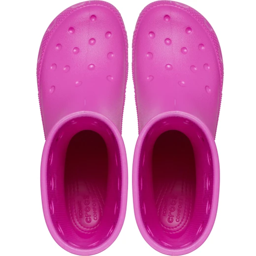 Crocs Kids Classic Boot Pink Waterproof All Weather Boots 28 29 - Crocs - Image 4
