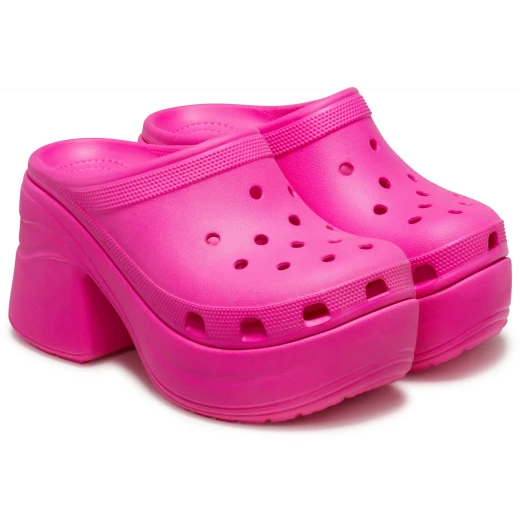 صنادل نسائية من سايرن باللون الوردي بكعب عالٍ مريحة مقاس 38 39 للسهرات تصميم جذاب وأنثوي خيارات تخصيص متعددة من شروق الشمس إلى غروبها - كروكس - Image 16