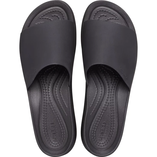 Crocs Women's Brooklyn Slide Sandals Black for Women Featuring LiteRide Foam Technology Sizes 41 42 Perfect Comfort and Effortless Style Versatile for Any Occasion - Crocs - Image 3