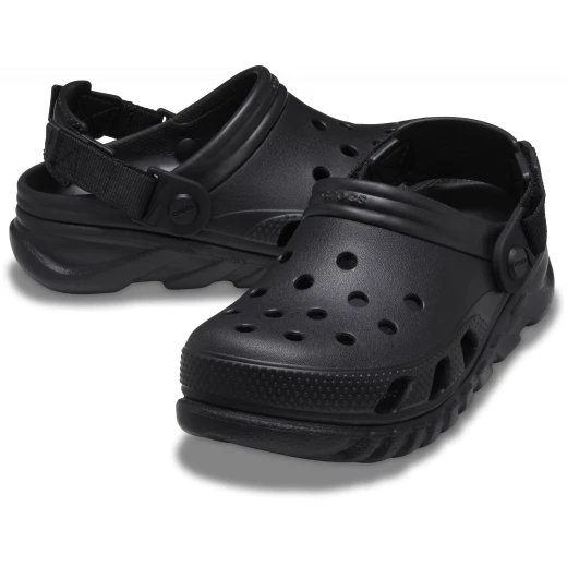 Crocs Kids Duet Max Clog Black Adjustable Back Straps Sizes 34 35 - Crocs - Image 4