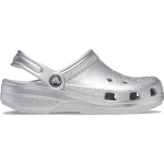 Crocs Toddler Classic Metallic Clog Grey 23 24 Comfortable Lightweight - Crocs