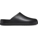 Dylan Unisex Clog in Black: Modern Leather Mule Alternative, Comfortable Design, Suitable for Sizes 37-38. Versatile Style for Any Outfit, Iconic Comfort.