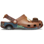 Disney Pixar Cars Mater Toddler Clogs Brown Featuring Tow Mater Design Sizes 29 30 Comfortable Cushioned Footbed Heel Strap with Tow Hook Classic Collection for Toddlers - Disney pixar