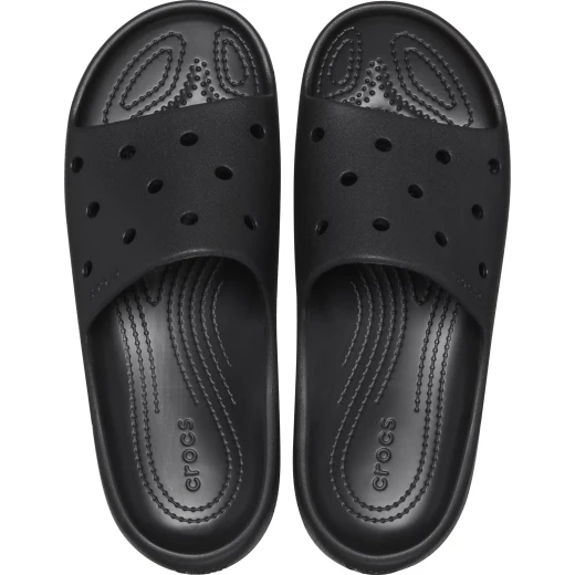 شبشب كروكس كلاسيكي للجنسين باللون الأسود، مقاسات 36 و 37. راحة كروكس الأيقونية طوال اليوم، قابلة للتخصيص بزخارف Jibbitz. تصميم عصري للحصول على مقاس مثالي - كروكس - Image 9