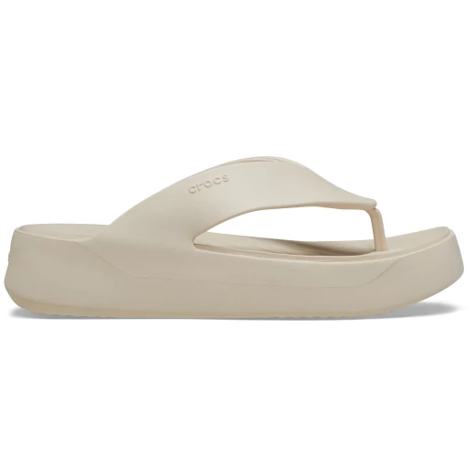 Crocs Women's Getaway Platform Flip Sandals with Free Feel Technology, Beige, Sizes 41-42. Experience Seamless Comfort and Stylish Silhouettes for Every Getaway. - Crocs - Image 18