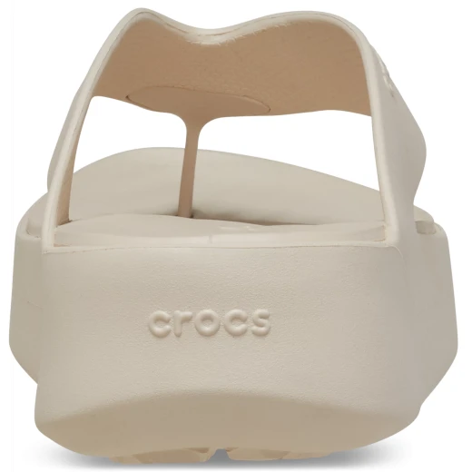 Crocs Women's Getaway Platform Flip Flop Sandal Beige 34-35 with Free Feel Technology, Stylish Silhouette, Comfortable Footwear for Various Occasions and Getaways 1 Pair - Crocs - Image 5