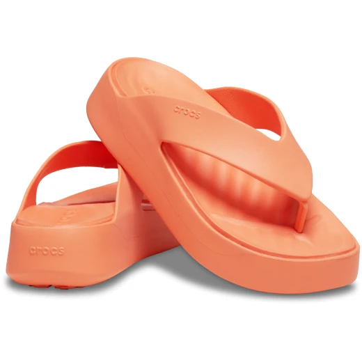 Crocs Unisex Getaway Platform Flip Sandals in Orange Size 36-37: Experience Seamless Comfort with Free Feel Technology for All Your Adventures. The Perfect Flip Flop! - Crocs - Image 12