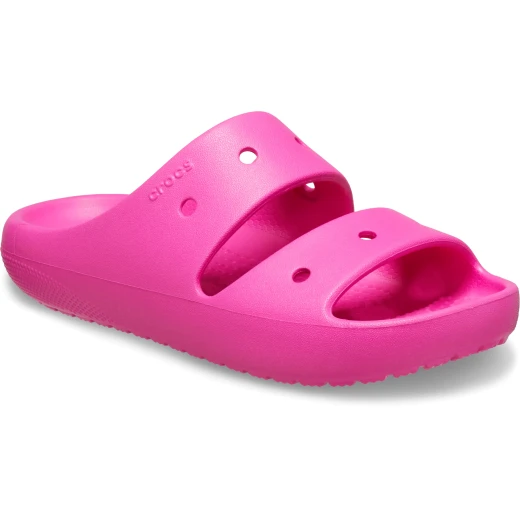 صنادل كروكس كلاسيكية للأطفال باللون الوردي مقاس 33 34 خفيفة الوزن ومريحة بتصميم Crocs Comfort المميز مثالية للارتداء اليومي قابلة للتخصيص بزخارف Jibbitz - كروكس - Image 5