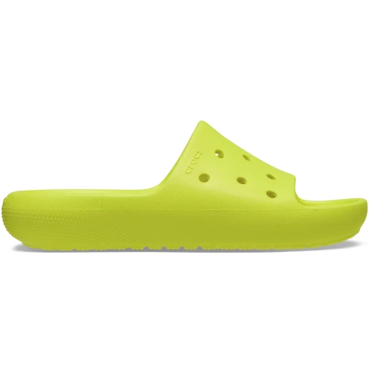 صنادل سلايد كلاسيكية للأطفال من كروكس لون أخضر مريحة مع Iconic Crocs Comfort مقاس 32 33 متوافقة مع Jibbitz - كروكس - Image 10