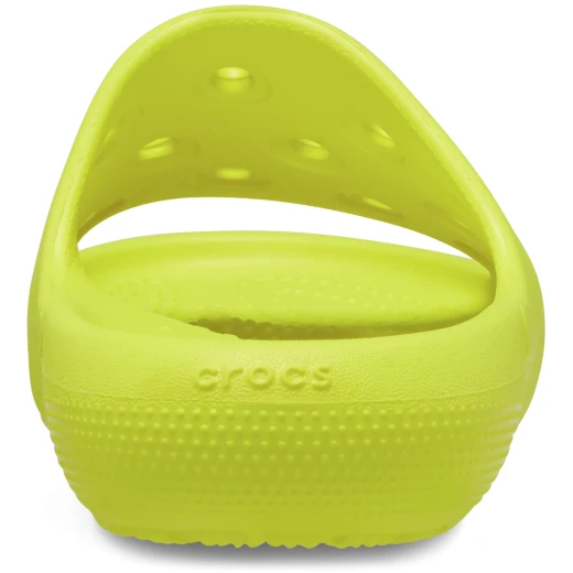 صنادل سلايد كلاسيكية للأطفال من كروكس لون أخضر مريحة مع Iconic Crocs Comfort مقاس 32 33 متوافقة مع Jibbitz - كروكس - Image 5