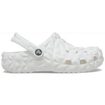 Crocs Unisex Classic Geometric Clog White for Ultimate Comfort Sizes 34 35 Perfect Everyday Footwear Lightweight Design Iconic Crocs Comfort - Crocs