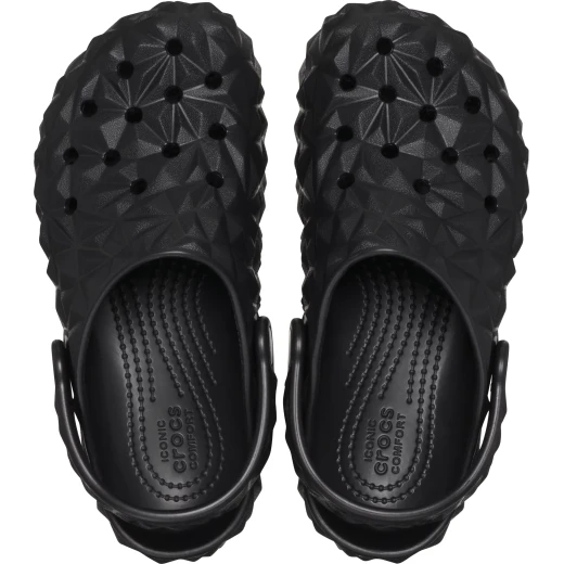 شبشب كروكس كلاسيك هندسي للأطفال أسود بتصميم مميز ومريح، يدعم 13 قطعة تزيين، مقاسات 37 38، مثالي للصيف - كروكس - Image 15