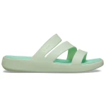 Getaway Women's Strappy Sandals with Free Feel Technology for Ultimate Comfort 38-39 Green Summer Footwear Bare Naked Feel and Unrestricted Movement Perfect for Every Occasion - Crocs
