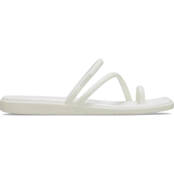 Miami Women's Toe Loop Sandals Off White Square Toe Design Sizes 41 42 Strappy Minimalist Chic Summer Footwear for Women Comfortable Stylish Beachwear