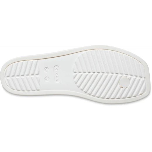 Miami Women's Toe Loop Sandals Off White Square Toe Design Sizes 41 42 Strappy Minimalist Chic Summer Footwear for Women Comfortable Stylish Beachwear - Crocs - Image 5