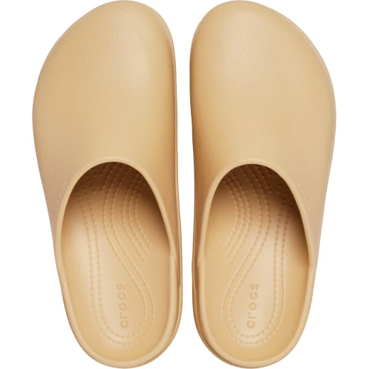 Women's Dylan Platform Clog in Brown Leather, Sizes 39 40. Modern Mules with Elevated Silhouette. Iconic Comfort for Casual or Dressy Outfits. Full Grain Leather Look. - Crocs - Image 17