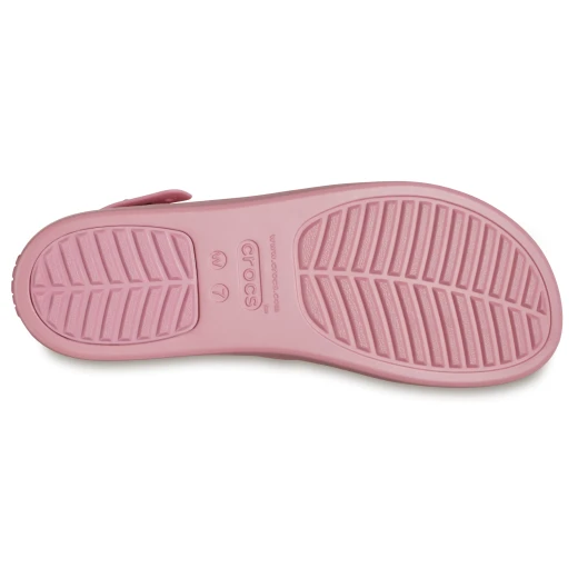 Crocs Brooklyn Women's Woven Low Wedge Pink Sandals with LiteRide Foam Comfort and Adjustable Straps Sizes 37 38. Comfortable and Stylish Footwear. - Crocs - Image 5