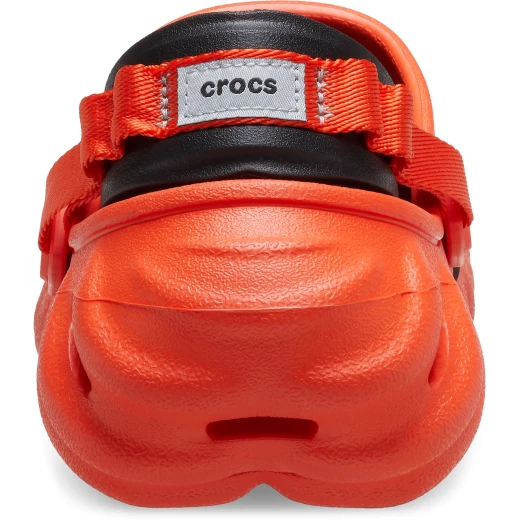 Crocs Unisex Echo Bungee Cord Clog Orange Sporty Streetwear Comfort 45 46 Featuring Croslite Construction and LiteRide Footbed for All Day Wear. Bungee Cross Strap Design. - Crocs - Image 4