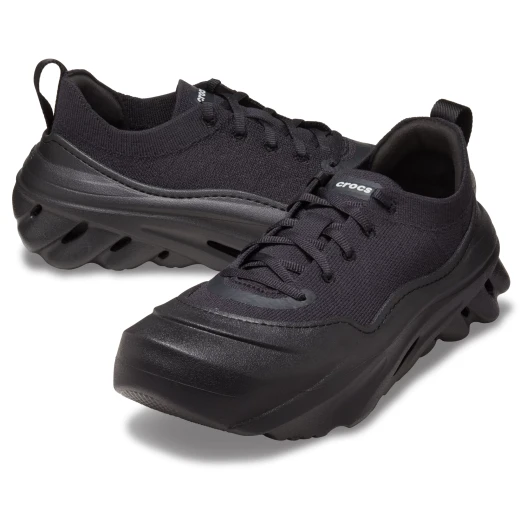 Echo Surge Unisex Sneakers Black 43 44 Breathable Stretch Knit Upper LiteRide Footbed Comfort Streetwear Style Versatile Design - Crocs - Image 3