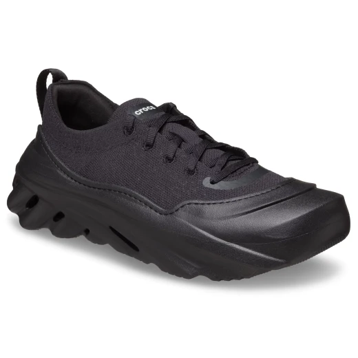 Echo Surge Unisex Sneakers Black 43 44 Breathable Stretch Knit Upper LiteRide Footbed Comfort Streetwear Style Versatile Design - Crocs - Image 5