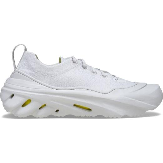 Echo Surge Unisex Sneakers Grey 43 44 Breathable Stretch Knit Upper LiteRide Footbed Comfortable Stylish Streetwear Design with Exaggerated Midsole and Traditional Lacing System - Crocs - Image 7