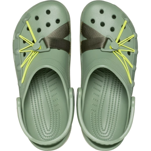 Crocs Unisex Classic Bungee Cord Clog Green 41 42 Lightweight Comfort - Crocs - Image 3