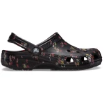 Crocs Women's Classic Ditsy Floral Clog Black 36 37 Lightweight Comfortable Slip On Shoes Featuring a Delicate Floral Pattern Perfect for Casual Wear and Everyday Style - Crocs