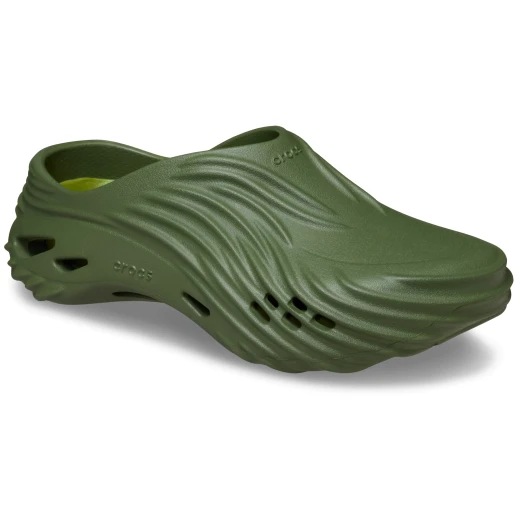 Echo Wave Unisex Clogs Green 41 42 Lightweight Comfort Future Forward Design Sculpted Texture Innovative Utility New Wave Footwear - Image 3