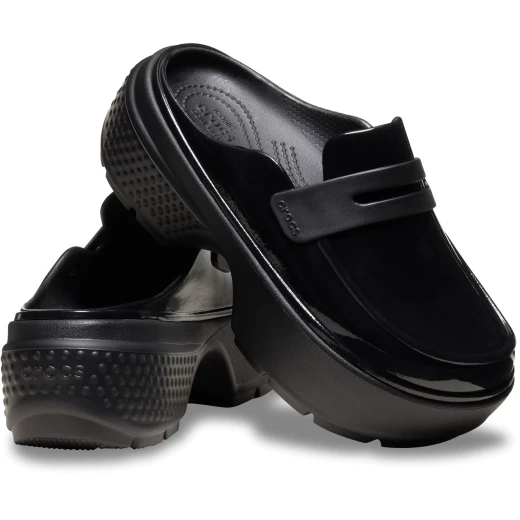 Dr. Martens Women's Stomp High Shine Loafer in Black: Exaggerated Chunky Sole, Slip On Design, Sizes 34 35, Maximum Comfort and Support - Crocs - Image 12